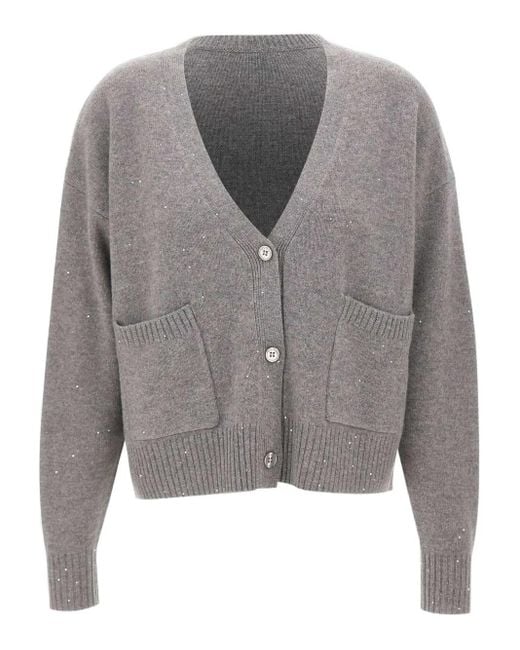 Kaos Vest Met Zakken in het Gray