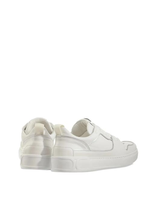 Högl White Macba Seven Chunky Lace-Up Sneakers