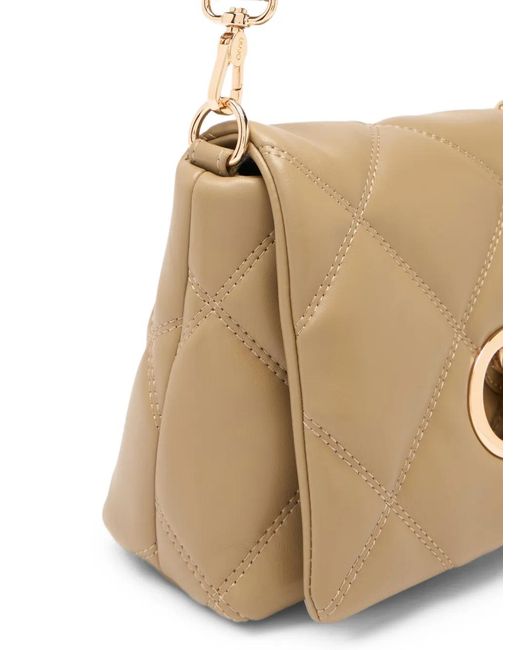 Liu Jo Metallic Medium Quilted Lapuffy Bag