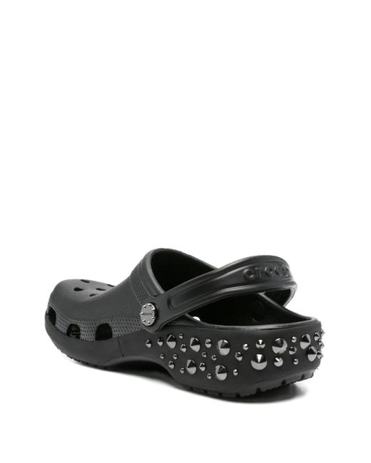CROCSTM Black Classic Studded Clogs