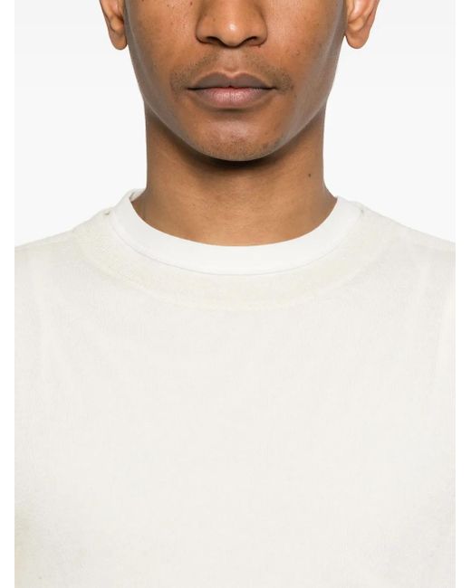 Jil Sander White Layered T-Shirt for men