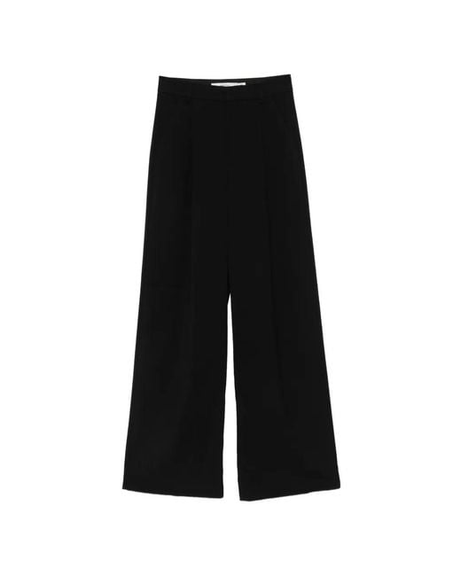 Gestuz Black Pocket Wide Trousers