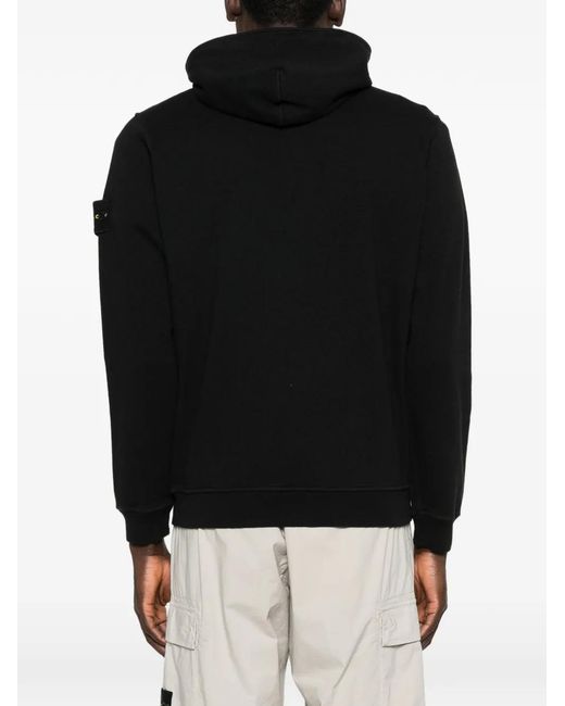 Stone Island Black Felpa for men