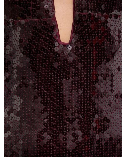 Bardot Black Sequin-Embellished Off-Shoulder Midi Dress