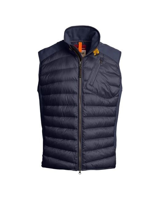Parajumpers Blue Zavier Quilted Gilet for men