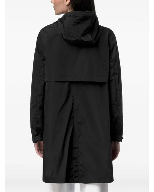 K-Way Black Sophilene Hooded Jacket