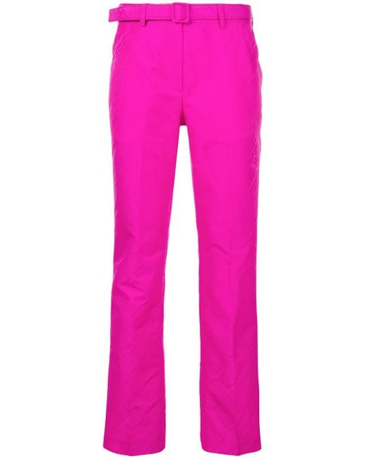 Off-White c/o Virgil Abloh Pink Cigarette Trousers