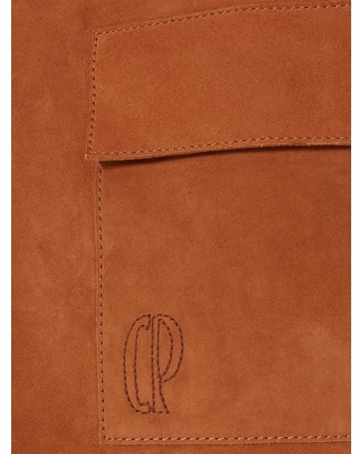 Claudie Pierlot Brown Suede Leather Jacket