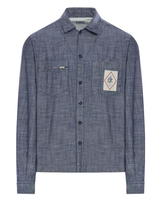 Camicia Denim di C P Company in Blue da Uomo