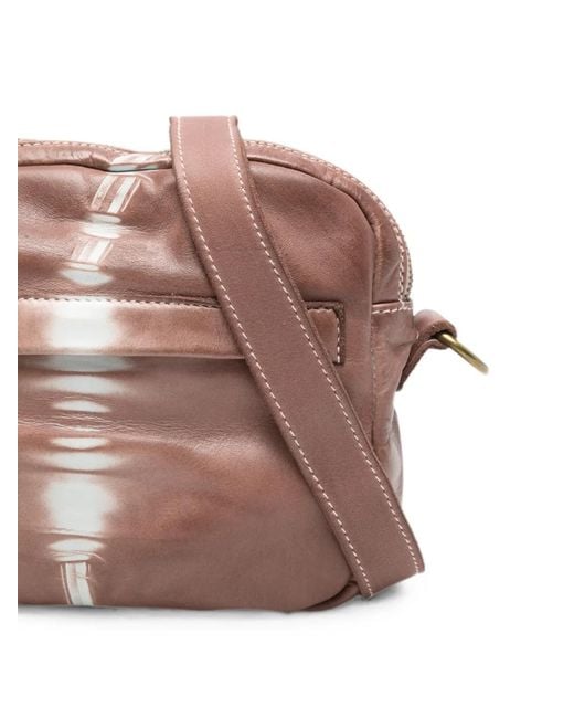 SOMMET Brown Arlo Tie-Dye Crossbody Bag