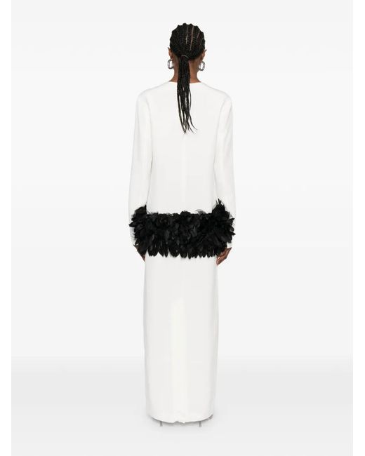 Totême Black Petal Dress
