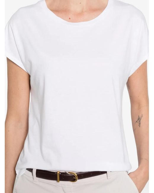Base London White Crew-Neck T-Shirt