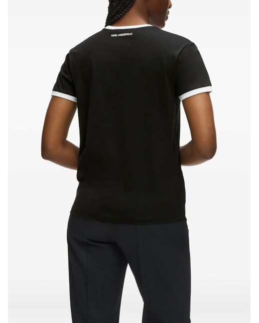 Karl Lagerfeld Black Karl Charms T-Shirt