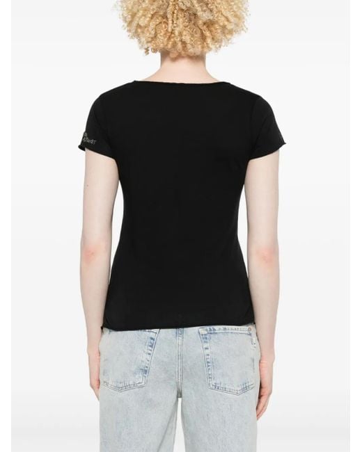 Camiseta con detalles de cristal Zadig & Voltaire de color Black