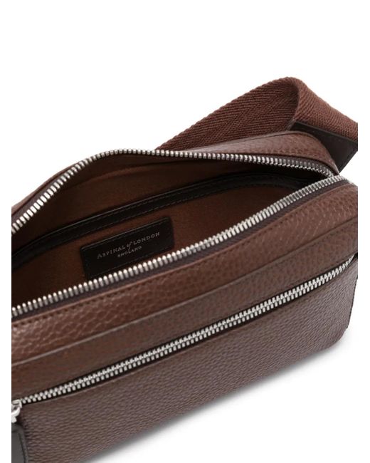 Bandolera Reporter Compact Aspinal de hombre de color Brown