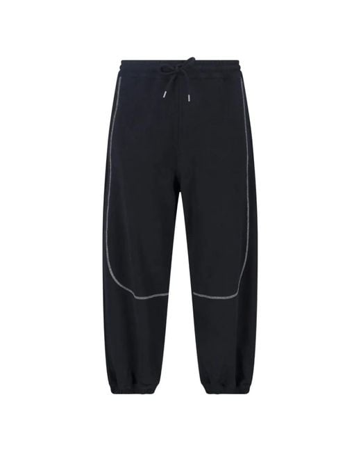 Vivienne Westwood Blue Rear-Pocket Drawstring-Waistband Track Pants for men