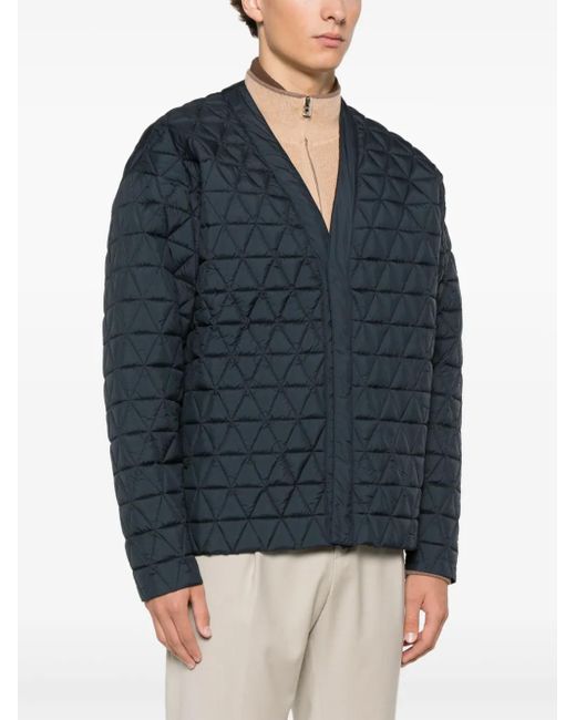 K-Way Blue Quilted Jacket for men