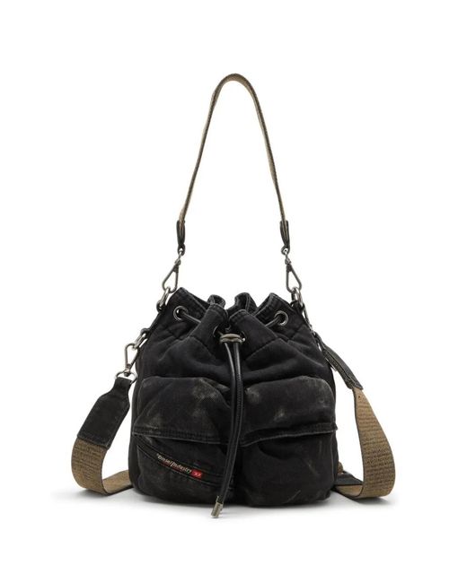Borsa A Spalla Multi-Pkts X di DIESEL in Black