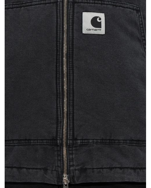 Carhartt Black Zip-Up Hooded Jacket