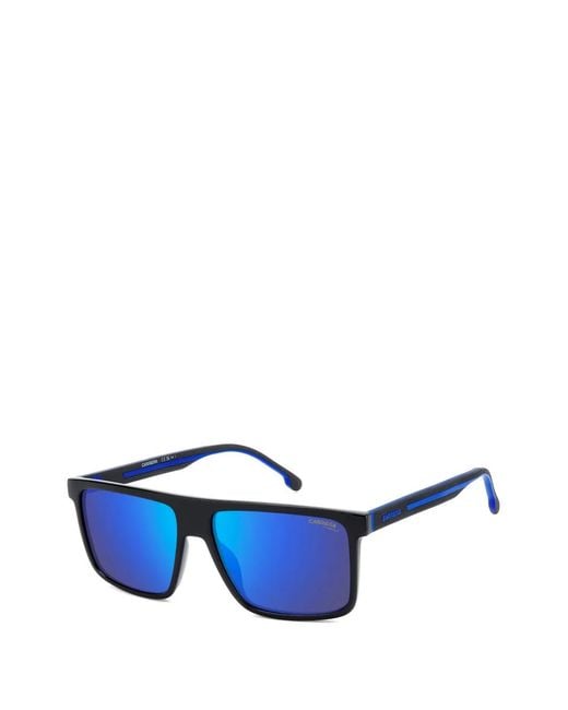 Carrera Blue Rectangle-Frame Sunglasses for men