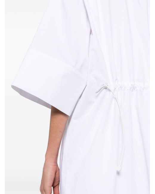 Max Mara Midi-jurk in het White