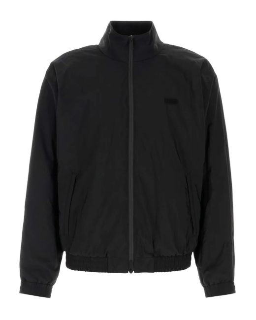 Ferragamo Black Zip-Fastening Jacket for men