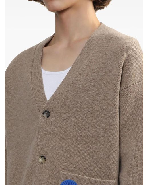 J.W. Anderson Rosette Cardigan in Natural für Herren