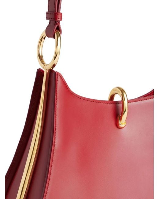 Rabanne Red Adjustable-Strap Shoulder Bag