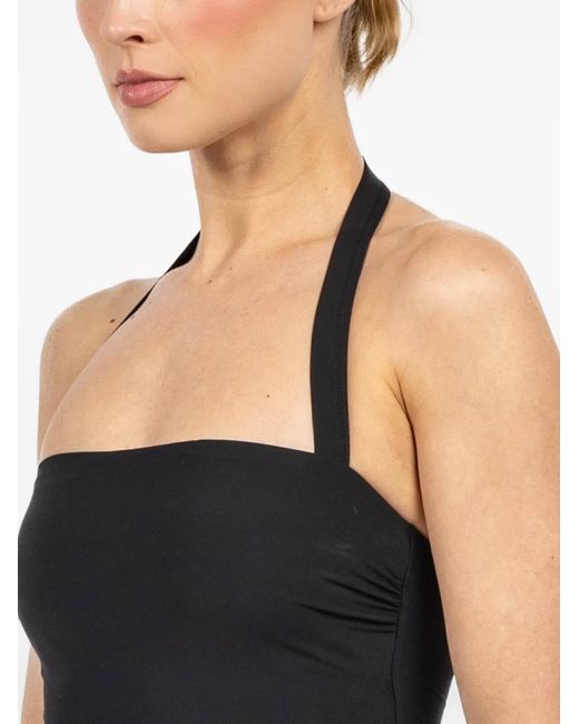 Bondi Born Black Evelyn Halter Swimsuit