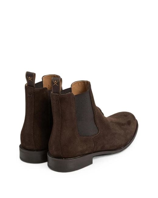 Botines Chelsea Hackett de hombre de color Brown