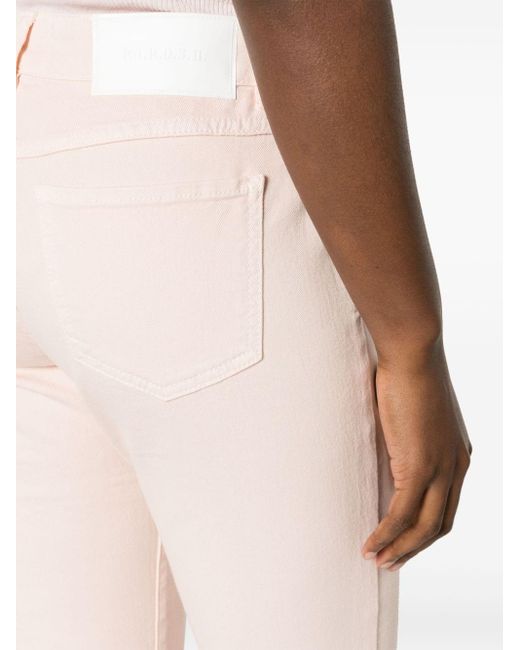 P.A.R.O.S.H. Low Waist Bootcut Jeans in het Pink