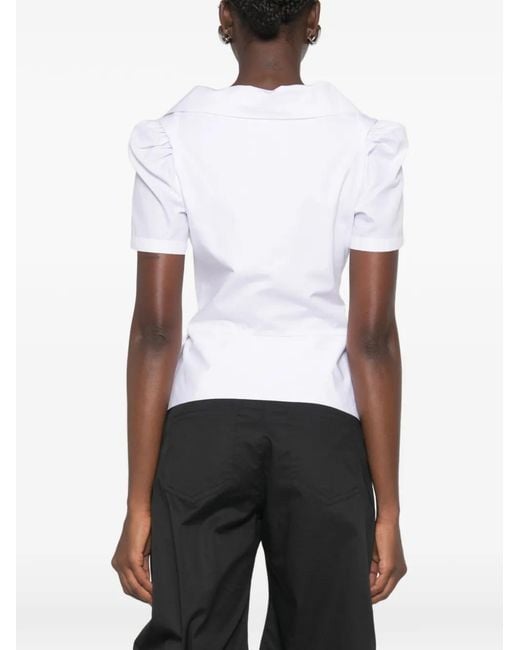 Vivienne Westwood White Monday Peplum Shirt