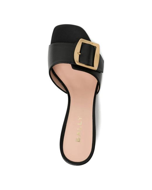Bally Black 55Mm Boucle Sandals