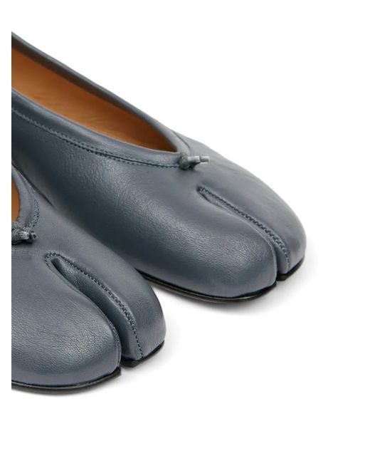 Maison Margiela White Tabi Split-Toe Ballet Flats