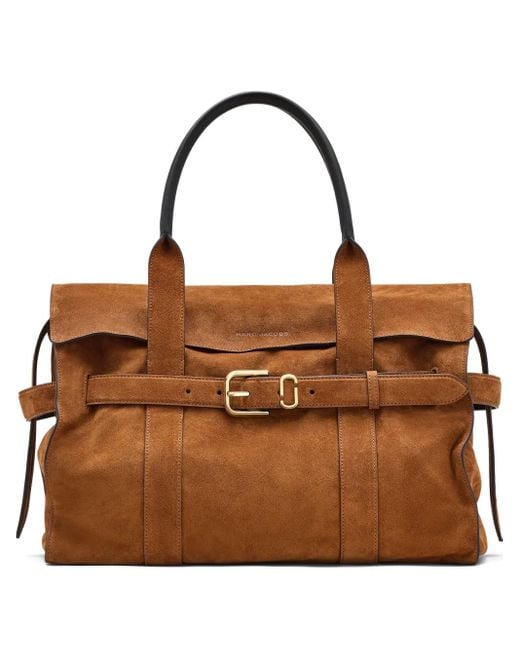 Marc Jacobs Brown The Dakota Suede Tote Bag