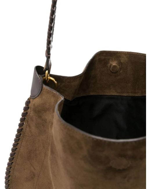 Isabel Marant Brown Oskan Soft Hobo Bag