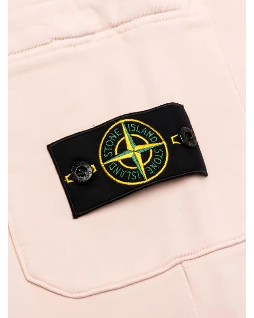 Stone Island Natural Patch-Pocket Track Pants for men