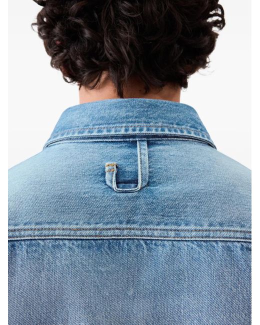 Jacquemus 'la Chemise De Nîmes Simon'-shirt in het Blue voor heren