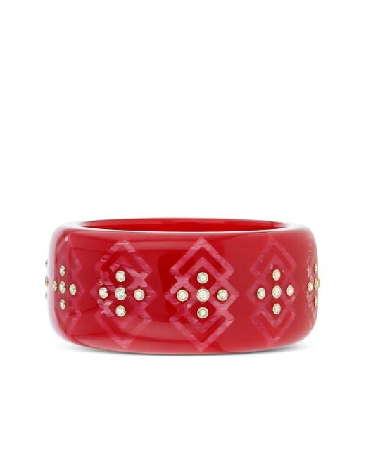 Mark Davis Red 18K Bakelite Bracelet