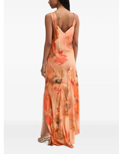 Never Fully Dressed Orange Sofia Maxi Dress