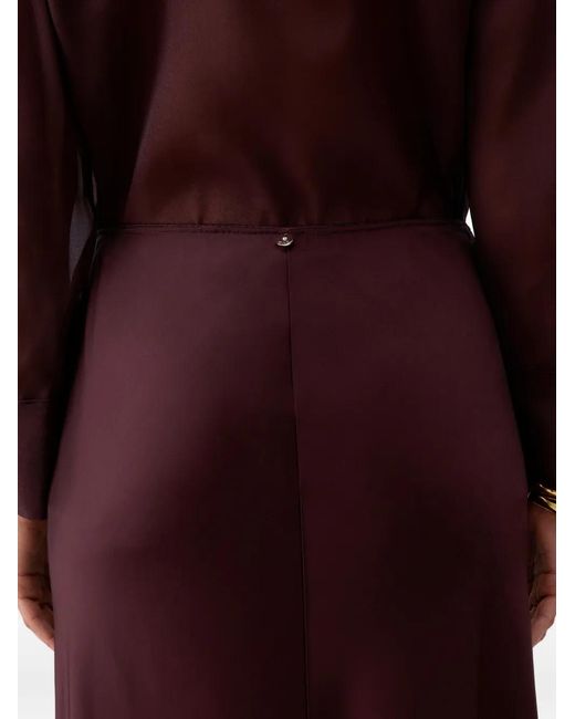 Liu Jo Purple Train Maxi Skirt