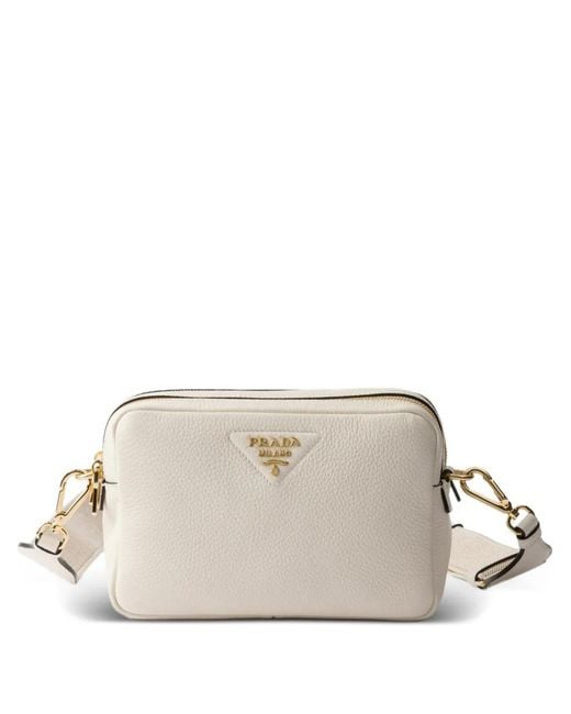Borsa A Spalla di Prada in Natural
