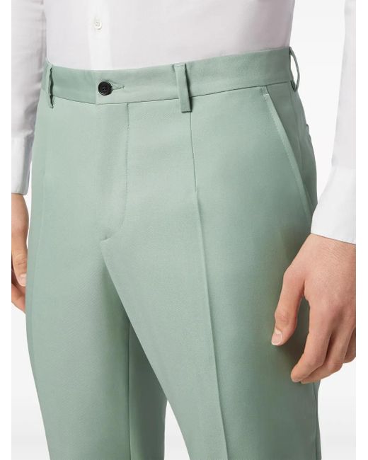 Philipp Plein Geplooide Pantalon in het Green voor heren