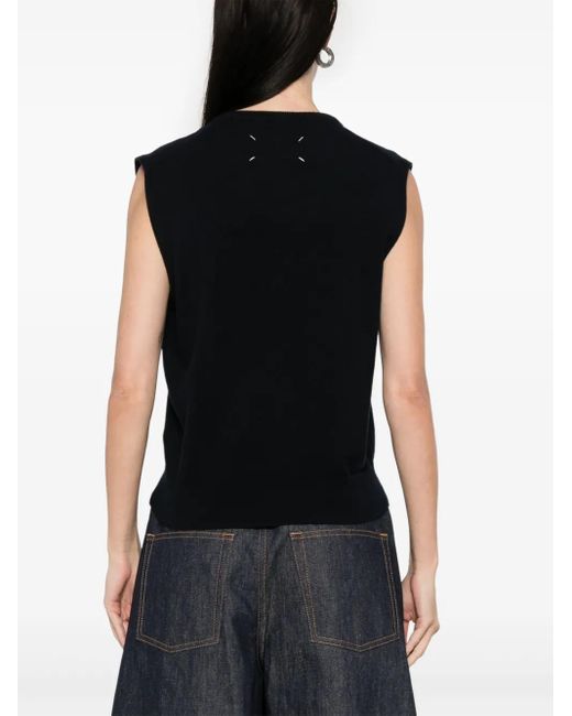 Maison Margiela バージンウール ベスト Black