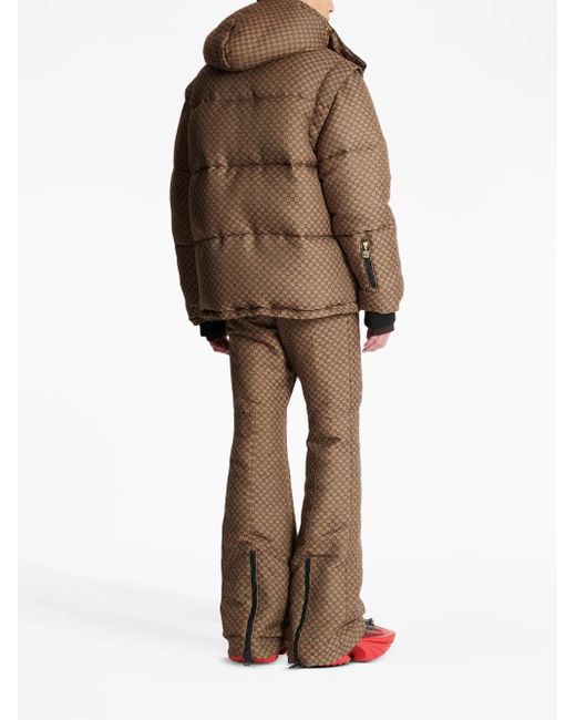 メンズ Balmain Pbモノグラム ダウンジャケット Brown