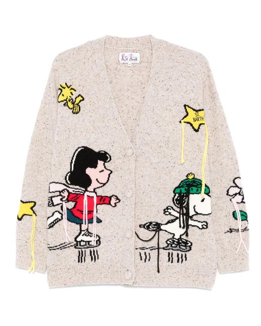 Mc2 Saint Barth Natural X Peanuts Sasi Cardigan