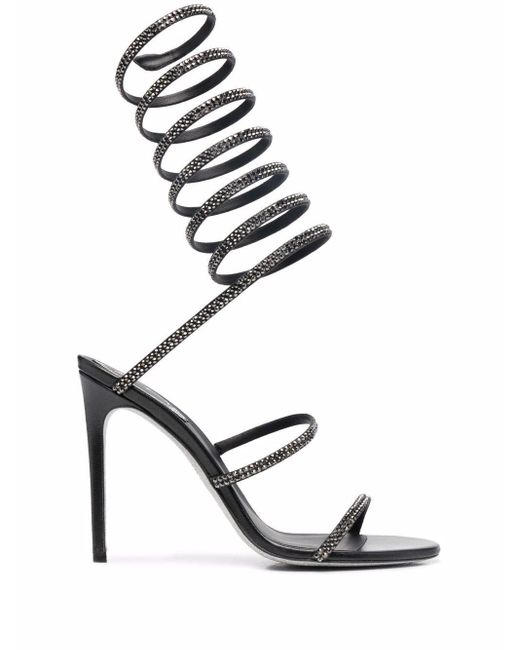 rene caovilla cleo black