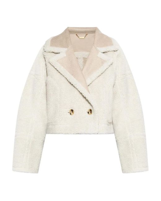 Munthe White Double-Breasted Reversible Jacket