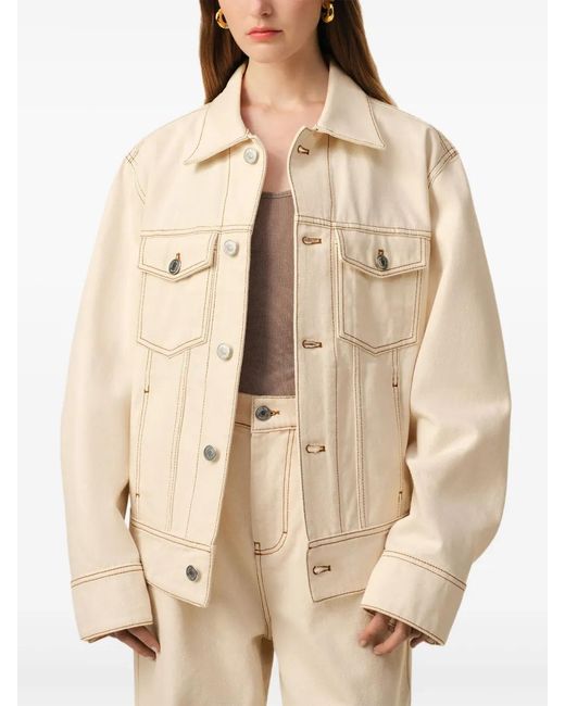 AMI Natural Cotton Denim Jacket