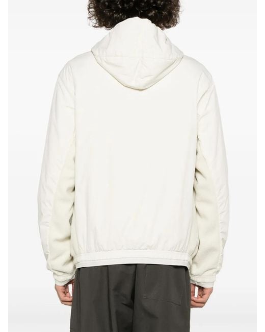 Stone Island Natural Zip-Up Hooded Jacket for men